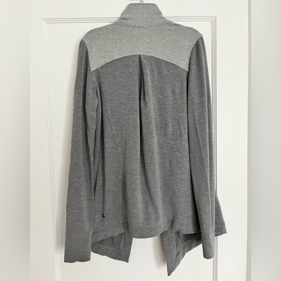 LULULEMON Coast Wrap Heather Gray Jacket. Oversized relaxed drapey. SMALL Winter - Picture 4 of 12